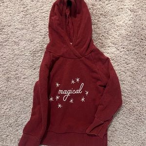 Childhoods clothing magical red hoodie
